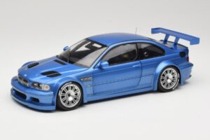 BMW M3 E46 GTR Street Sininen Minichamps 1:18 80430302540 Metalli