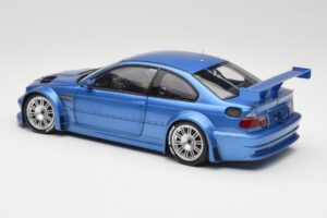 BMW M3 E46 GTR Street Sininen Minichamps 1:18 80430302540 Metalli — kuva 7 / 8