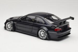 BMW M3 E46 GTR Street Carbon Black Minichamps 1:18 80430152552 Metalli — kuva 7 / 8