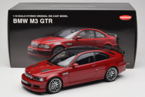 BMW M3 E46 GTR Street Punainen Kyosho 1:18 08507R Metalli — kuva 8 / 8