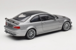 BMW M3 E46 GTR Street Hopeanvärinen Harmaa Kyosho 1:18 08507S Metalli — kuva 3 / 8