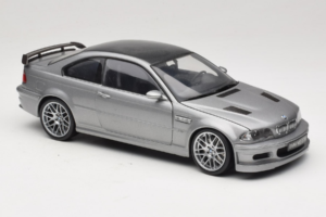 BMW M3 E46 GTR Street Hopeanvärinen Harmaa Kyosho 1:18 08507S Metalli — kuva 6 / 8