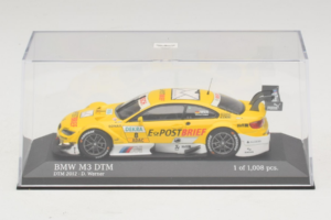 BMW M3 E92 #8 D. Werner BMW Team Schnitzer DTM 2012 Minichamps 1:43 410122208 Metalli — kuva 4 / 5