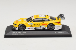 BMW M3 E92 #8 D. Werner BMW Team Schnitzer DTM 2012 Minichamps 1:43 410122208 Metalli