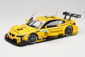BMW M3 E92 #22 T. Glock BMW Team MTEK DTM 2013 Minichamps 1:18 100132222 Metalli — kuva 2 / 8
