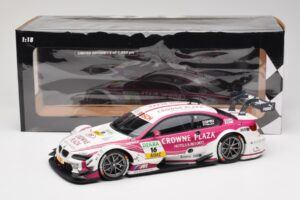 BMW M3 E92 DTM #16 BMW Team RMG A. Priaulx 2013 Minichamps 1:18 100132216 Metalli — kuva 8 / 8