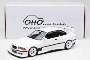 BMW M3 GTR E36 Khyzyl Saleem Alpine Valkoinen Otto 1:18 OT1051 Hartsi — kuva 6 / 6