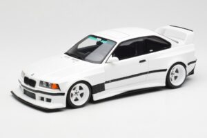 BMW M3 GTR E36 Khyzyl Saleem Alpine Valkoinen Otto 1:18 OT1051 Hartsi