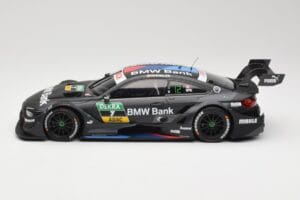 BMW M4 F82 #7 BMW Team RBM B. Spengler DTM 2018 Minichamps 1:18 155182807 Metalli — kuva 3 / 6