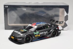 BMW M4 F82 #7 BMW Team RBM B. Spengler DTM 2018 Minichamps 1:18 155182807 Metalli — kuva 6 / 6