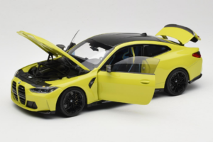 BMW M4 G82 Keltainen Jälleenmyyjän Erikoisversio Minichamps 1:18 80435A51949-R1 Metalli — kuva 2 / 10