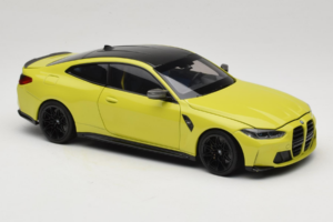 BMW M4 G82 Keltainen Jälleenmyyjän Erikoisversio Minichamps 1:18 80435A51949-R1 Metalli — kuva 9 / 10
