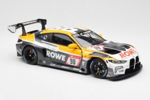 BMW M4 G82 GT3 Rowe Racing #98 ADAC 24 Hours Nürburgring 2022 Minichamps 1:18 113222098 Metalli — kuva 6 / 8