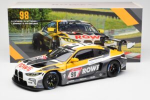 BMW M4 G82 GT3 Rowe Racing #98 ADAC 24 Hours Nürburgring 2022 Minichamps 1:18 113222098 Metalli — kuva 8 / 8