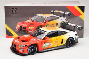 BMW M4 GT3 #72 D. Harper / M. Hesse / C. Weerts BMW M Team RMG 24 Hours of Nurburgring 2024 Minichamps 1:18 113242072 Metalli — kuva 8 / 8
