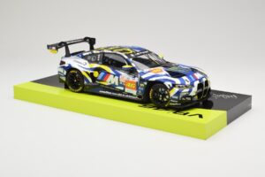 BMW M4 GT3 Team WRT #46 V. Rossi / A. Al-Harthy / M. Martin DNF 24 Hours of Le Mans 2024 Minichamps 1:18 113242446 Metalli — kuva 6 / 8