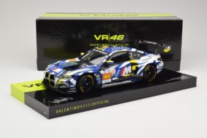 BMW M4 GT3 Team WRT #46 V. Rossi / A. Al-Harthy / M. Martin DNF 24 Hours of Le Mans 2024 Minichamps 1:18 113242446 Metalli — kuva 8 / 8