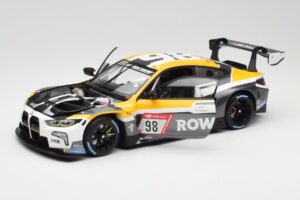 BMW M4 GT3 #98 M. Wittmann / S. van der Linde Rowe Racing ADAC 24h Nurburgring 2023 Minichamps 1:18 113232098 Metalli — kuva 2 / 8