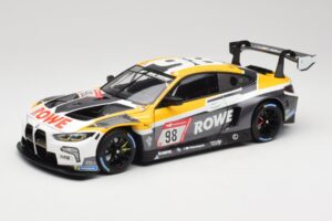 BMW M4 GT3 #98 M. Wittmann / S. van der Linde Rowe Racing ADAC 24h Nurburgring 2023 Minichamps 1:18 113232098 Metalli
