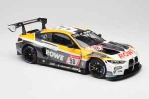 BMW M4 GT3 #98 M. Wittmann / S. van der Linde Rowe Racing ADAC 24h Nurburgring 2023 Minichamps 1:18 113232098 Metalli — kuva 6 / 8
