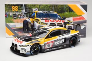 BMW M4 GT3 #98 M. Wittmann / S. van der Linde Rowe Racing ADAC 24h Nurburgring 2023 Minichamps 1:18 113232098 Metalli — kuva 8 / 8
