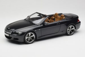 BMW M6 E64 Cabriolet Sapphire Black Kyosho 1:18 80430417424 Metalli