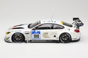 BMW M6 GT3 F13 #100 Schubert Motorsport J. Edwards / J. Klingmann 24h Nurburgring 2016 Minichamps 1:18 155162611 Metalli — kuva 3 / 6