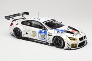 BMW M6 GT3 F13 #100 Schubert Motorsport J. Edwards / J. Klingmann 24h Nurburgring 2016 Minichamps 1:18 155162611 Metalli — kuva 4 / 6