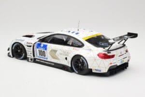 BMW M6 GT3 F13 #100 Schubert Motorsport J. Edwards / J. Klingmann 24h Nurburgring 2016 Minichamps 1:18 155162611 Metalli — kuva 5 / 6