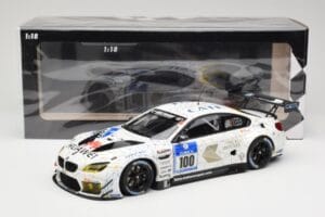 BMW M6 GT3 F13 #100 Schubert Motorsport J. Edwards / J. Klingmann 24h Nurburgring 2016 Minichamps 1:18 155162611 Metalli — kuva 6 / 6