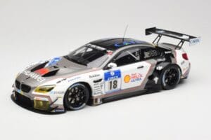 BMW M6 GT3 F13 #18 Schubert Motorsport A. Farfus / J. Krohn 24h Nurburgring 2016 Minichamps 1:18 155162618 Metalli