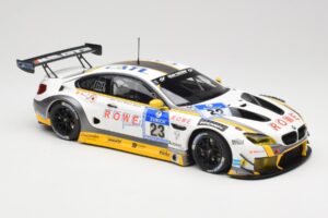 BMW M6 GT3 F13 #23 Rowe Racing A. Sims / P. Eng 24h Nurburgring 2016 Minichamps 1:18 155162623 Metalli — kuva 4 / 6