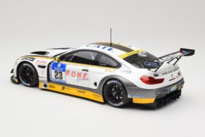 BMW M6 GT3 F13 #23 Rowe Racing A. Sims / P. Eng 24h Nurburgring 2016 Minichamps 1:18 155162623 Metalli — kuva 5 / 6