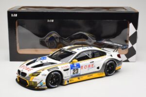 BMW M6 GT3 F13 #23 Rowe Racing A. Sims / P. Eng 24h Nurburgring 2016 Minichamps 1:18 155162623 Metalli — kuva 6 / 6