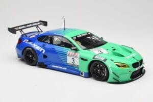 BMW M6 GT3 F13 #3 Falken Motorsports P. Düsseldorf / J. Müller VLN Winner Heat 4 2017 Minichamps 1:18 153172693 Metalli — kuva 4 / 6