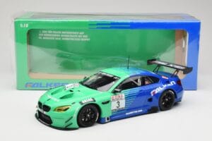 BMW M6 GT3 F13 #3 Falken Motorsports P. Düsseldorf / J. Müller VLN Winner Heat 4 2017 Minichamps 1:18 153172693 Metalli — kuva 6 / 6