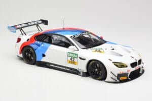 BMW M6 GT3 F13 #42 BMW Team Schnitzer R. Collard / P. Eng ADAC GT Masters Oschersleben 2017 Minichamps 1:18 155172652 Metalli — kuva 4 / 6