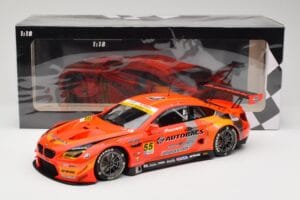 BMW M6 GT3 F13 #55 Autobacs Racing Team R. Takagi / K. Kobayashi Super GT Series 2016 Minichamps 1:18 155162655 Metalli — kuva 6 / 6