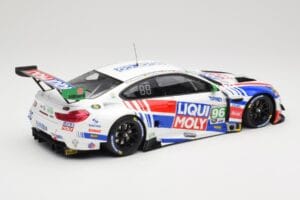 BMW M6 GT3 F13 #96 Turner Motorsport B. Auberlen / R. Foley Class Winner Petit Le Mans 2019 Minichamps 1:18 153192696 Metalli — kuva 2 / 6