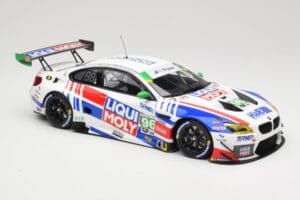 BMW M6 GT3 F13 #96 Turner Motorsport B. Auberlen / R. Foley Class Winner Petit Le Mans 2019 Minichamps 1:18 153192696 Metalli — kuva 4 / 6