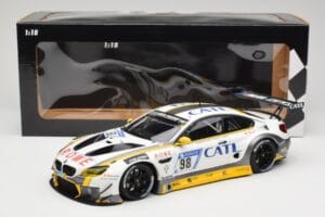 BMW M6 GT3 F13 #98 Rowe Racing M. Palttala / N. Catsburg 2nd Place 24 Hours of Nurburgring 2017 Minichamps 1:18 155172698 Met — kuva 6 / 6