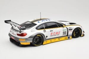 BMW M6 GT3 F13 #98 Rowe Racing T. Blomqvist / N. Catsburg 24 Hours of Spa 2017 Minichamps 1:18 155172688 Metalli — kuva 2 / 6