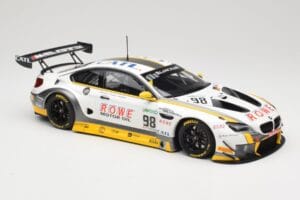 BMW M6 GT3 F13 #98 Rowe Racing T. Blomqvist / N. Catsburg 24 Hours of Spa 2017 Minichamps 1:18 155172688 Metalli — kuva 4 / 6