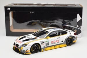 BMW M6 GT3 F13 #98 Rowe Racing T. Blomqvist / N. Catsburg 24 Hours of Spa 2017 Minichamps 1:18 155172688 Metalli — kuva 6 / 6
