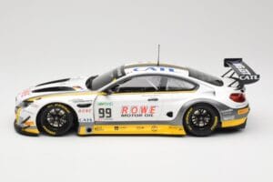 BMW M6 GT3 F13 #99 Rowe Racing P. Eng / M. Martin 24 Hours of Spa 2017 Minichamps 1:18 155172689 Metalli — kuva 3 / 6