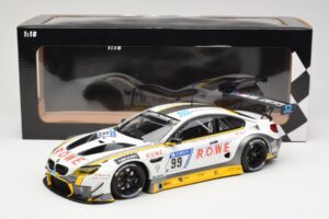 BMW M6 GT3 Rowe Racing #99 M. Basseng / M. Martin 24 Hours Nurburgring 2017 Minichamps 1:18 155172699 Metalli — kuva 6 / 6