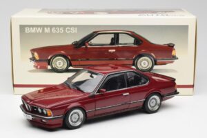 BMW M635 CSi E24 Karmin Punainen AUTOart 1:18 70528 Metalli — kuva 8 / 8