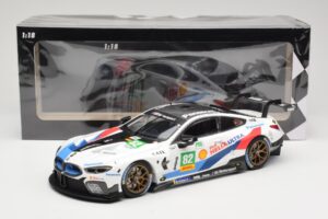 BMW M8 GTE Team Mtek #82 T. Blomqvist / A. Felix da Costa 6 Hours of Fuji 2018 Minichamps 1:18 155182982 Metalli — kuva 6 / 6