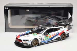 BMW M8 GTE #81 Team MTEK M. Tomczyk / N. Catsburg / N. Yelloly 24 Hours of Le Mans 2018 Minichamps 1:18 155182981 Metalli — kuva 6 / 6