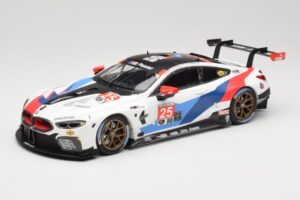 BMW M8 GTE Team RLL C. De Phillippi / B. Auberlen 2nd in Class 12 Hours of Sebring 2018 Minichamps 1:18 155182925 Metalli